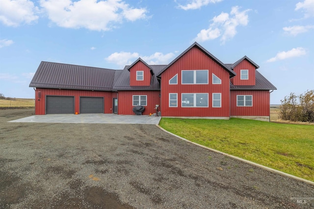 340 Gill Point Rd, Grangeville, ID 83530 - view of front facade featuring a garage and a front lawn