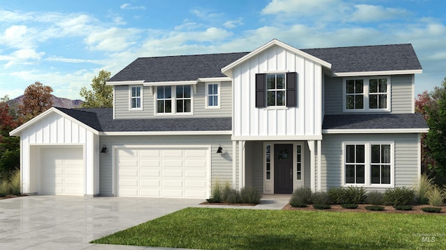 234 Maxine Ln W Unit 206, Kimberly, ID 83341 - view of front facade with board and batten siding, driveway, and roof with shingles