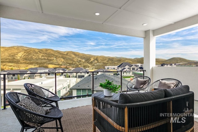 2528 S Linnet Pl, Boise, ID 83716 - balcony with a mountain view and a residential view