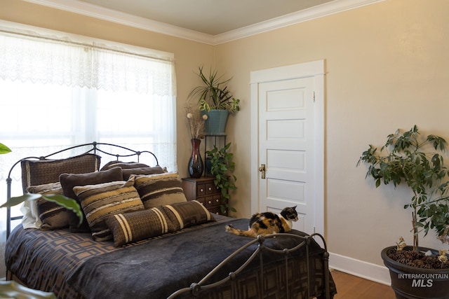10489 Scotch Pine Rd, Payette, ID 83661 - bedroom featuring crown molding and wood finished floors