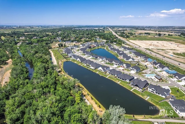 124 S Eagles Roost Way, Eagle, ID 83616 - aerial view of property's location featuring a nearby body of water and nearby suburban area