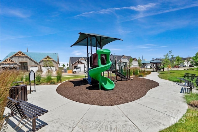124 S Eagles Roost Way, Eagle, ID 83616 - community jungle gym with a residential view