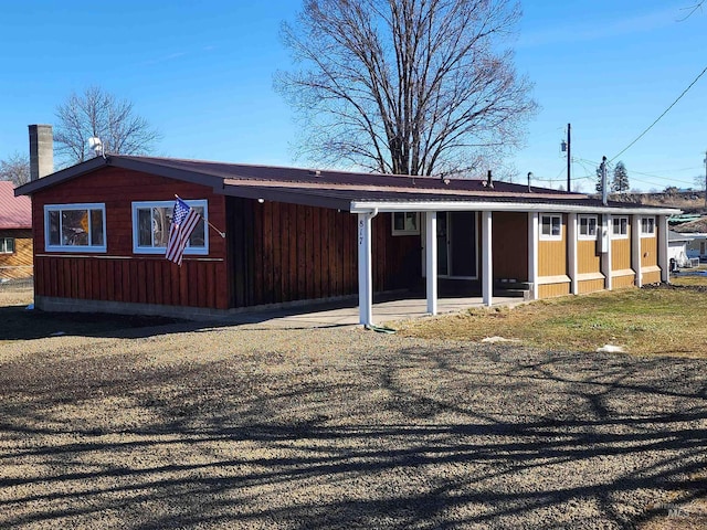 view of stable