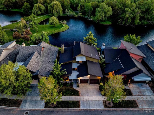 1337 E Lone Shore Dr, Eagle, ID 83616 - bird's eye view of a large body of water
