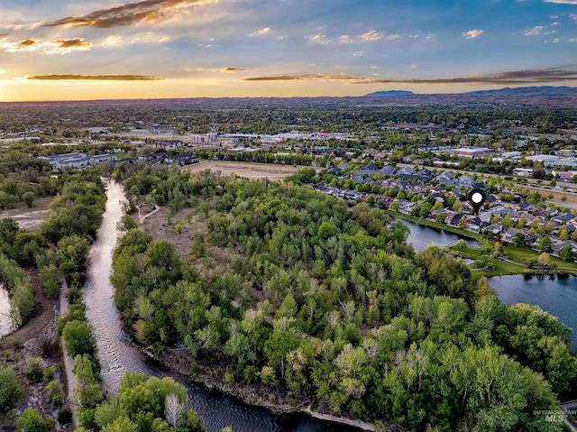 1337 E Lone Shore Dr, Eagle, ID 83616 - aerial view at dusk of a water view