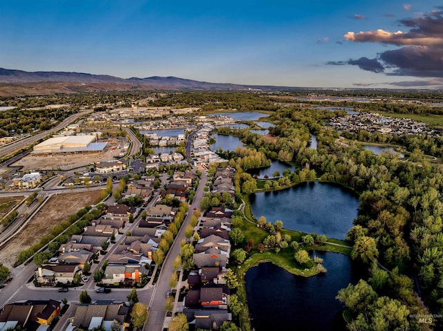 1337 E Lone Shore Dr, Eagle, ID 83616 - view of property location with nearby suburban area and a water and mountain view