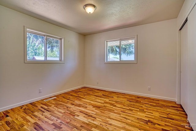 413 S Minnesota Ave, Fruitland, ID 83619 - spare room with light wood-style flooring and a textured ceiling