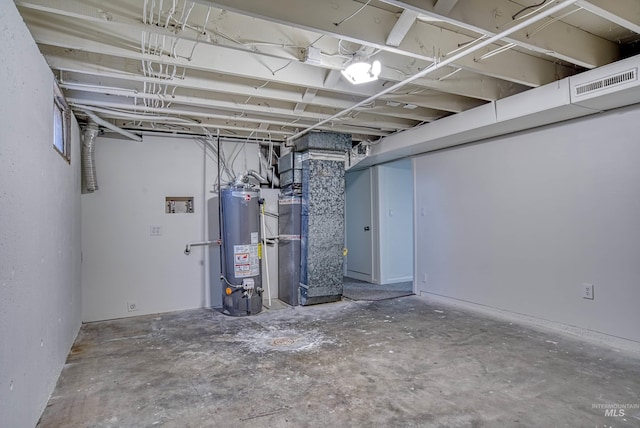 413 S Minnesota Ave, Fruitland, ID 83619 - unfinished below grade area featuring gas water heater and heating unit