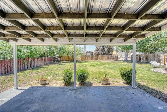 413 S Minnesota Ave, Fruitland, ID 83619 - fenced backyard featuring a patio