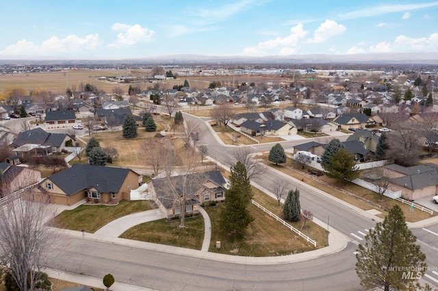 drone / aerial view featuring a residential view