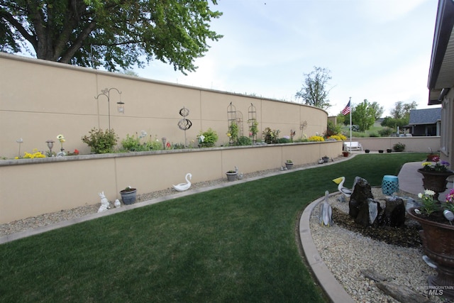 view of yard