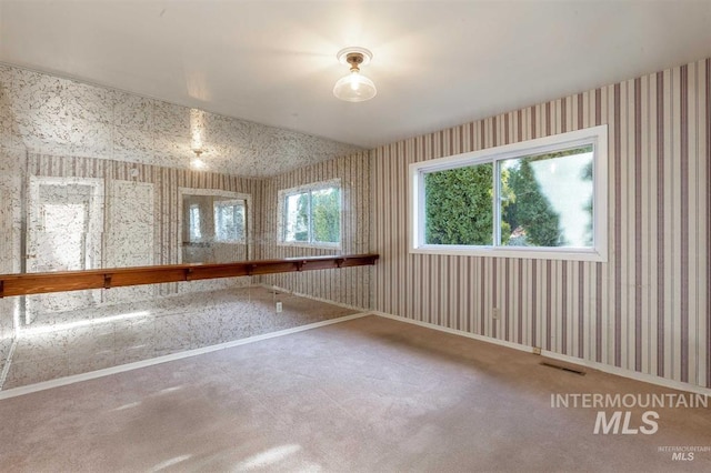 1605 Vineyard Dr, Lewiston, ID 83501 - carpeted spare room featuring wallpapered walls