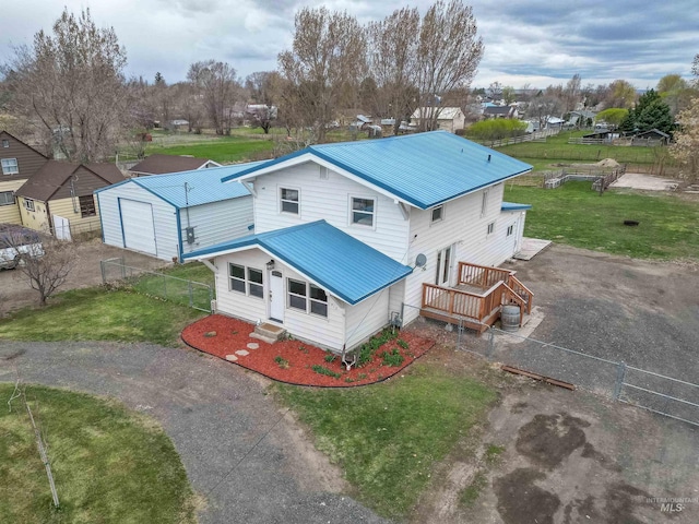 drone / aerial view