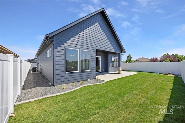 507 Falling Leaf Ln, Twin Falls, ID 83301 - back of house with a patio and a fenced backyard