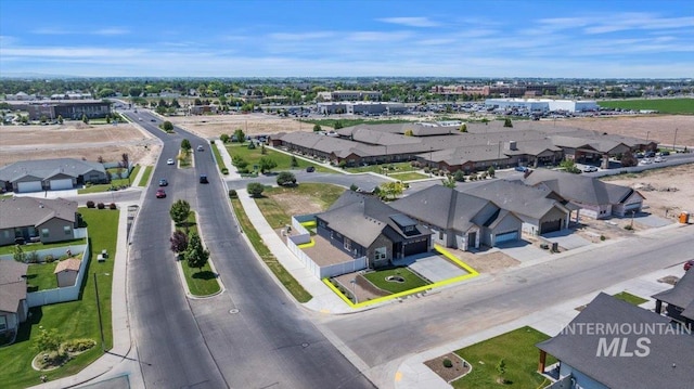 507 Falling Leaf Ln, Twin Falls, ID 83301 - aerial perspective of suburban area