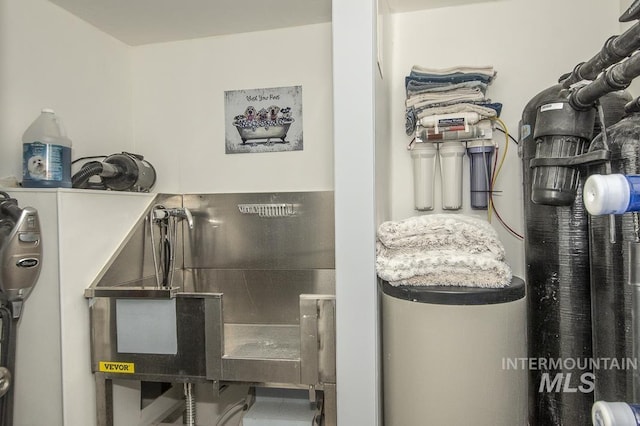 view of utility room