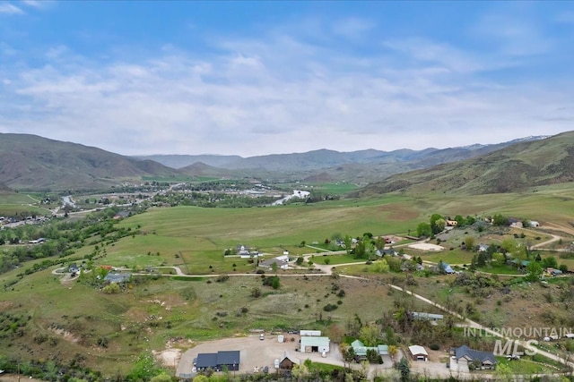 aerial view of mountains
