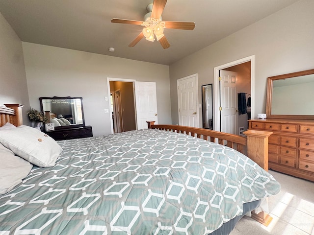 1937 E Vandal Dr, Moscow, ID 83843 - bedroom with light colored carpet and ceiling fan