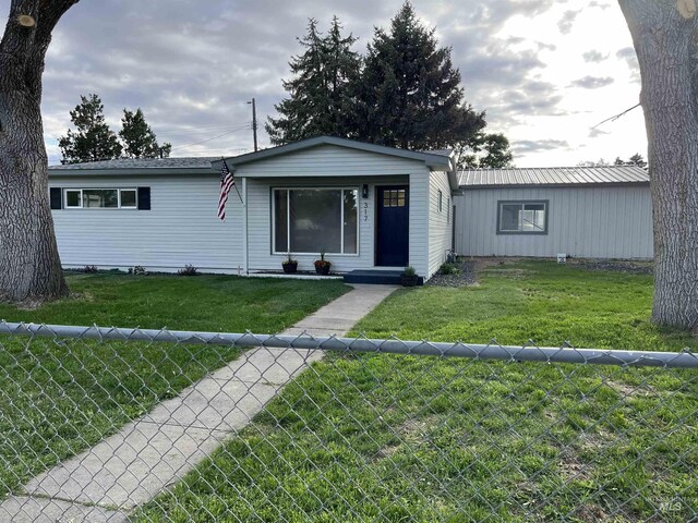 317 Baker Dr, Mountain Home, ID 83647 - view of single story home