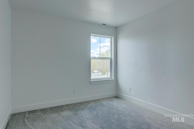 empty room featuring carpet floors