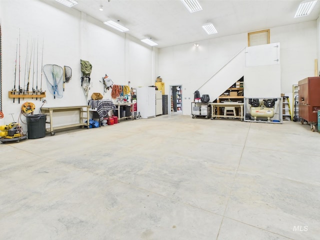 4474 Council Cuprum Rd, Council, ID 83612 - garage featuring a workshop area