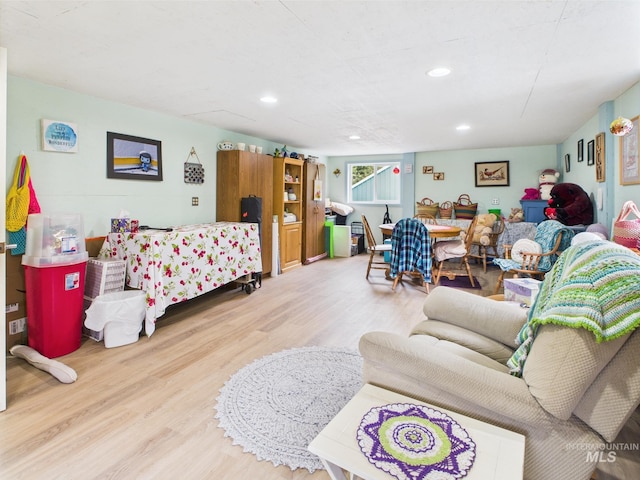 4474 Council Cuprum Rd, Council, ID 83612 - living area featuring wood finished floors and recessed lighting