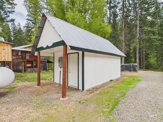 4474 Council Cuprum Rd, Council, ID 83612 - view of garage
