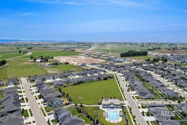 1469 E Andes Dr, Kuna, ID 83634 - aerial view of residential area featuring a pool area