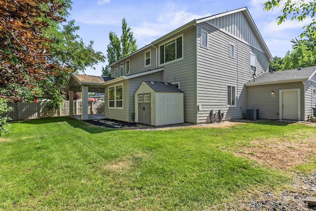 1014 E Carter St, Boise, ID 83706 - back of house featuring board and batten siding and a storage unit