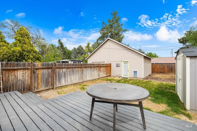 1936 S Leadville, Boise, ID 83706 - deck featuring an outdoor structure and a storage unit