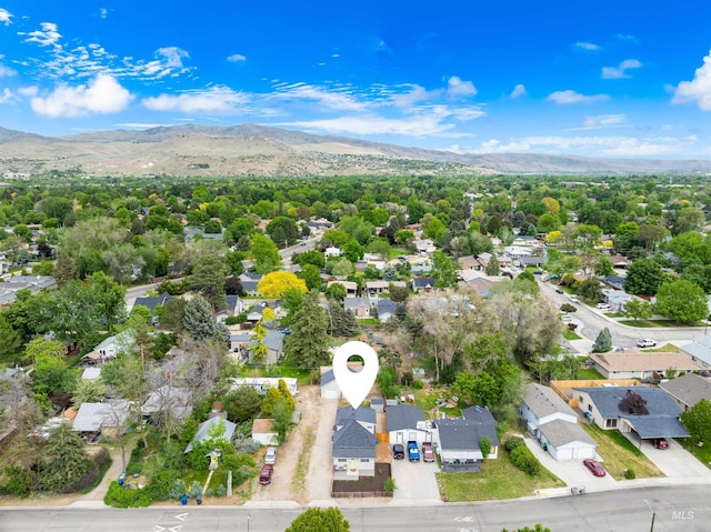 1936 S Leadville, Boise, ID 83706 - aerial perspective of suburban area with a mountain backdrop