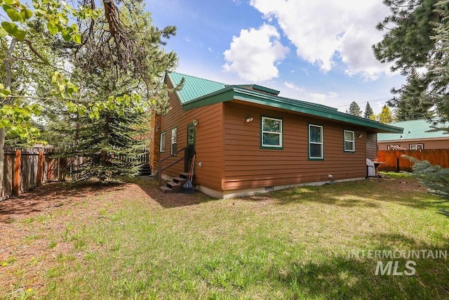 1102 Davis, Mccall, ID 83638 - view of side of property with entry steps and metal roof