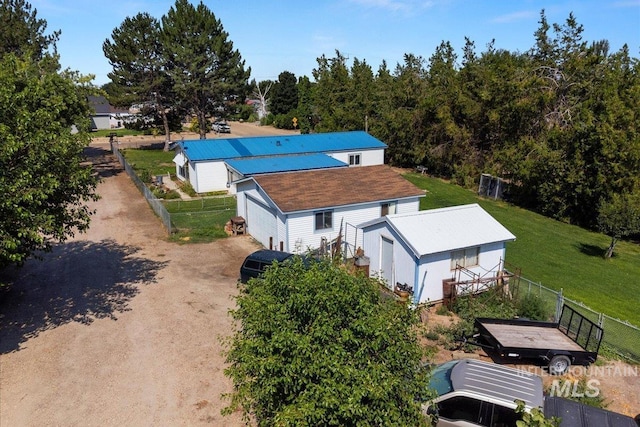 drone / aerial view