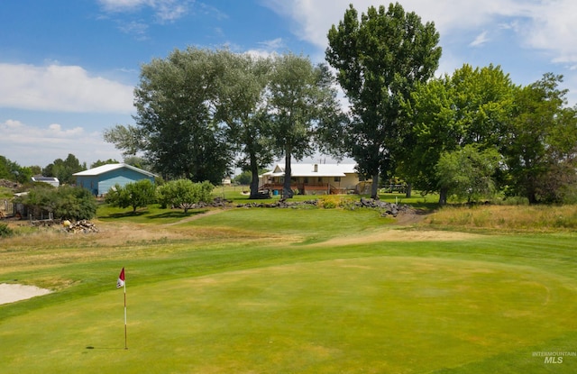 view of property's community featuring golf course view