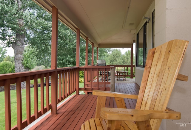 view of deck