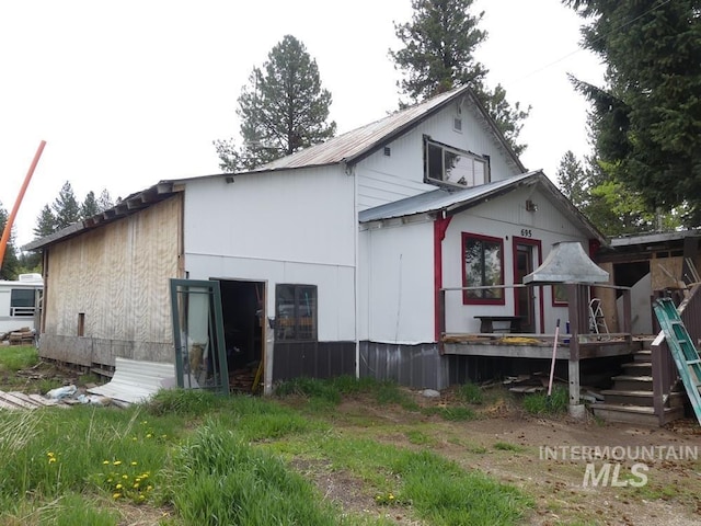 view of rear view of house