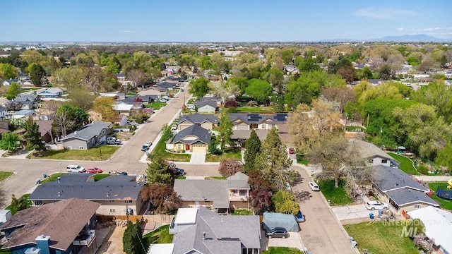 drone / aerial view featuring a residential view