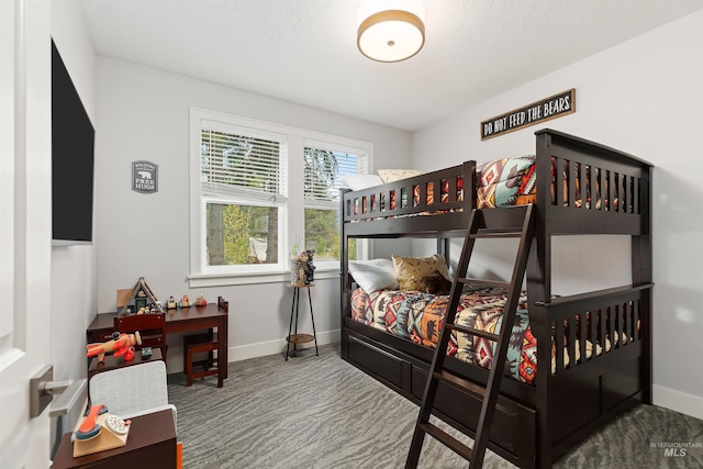 bedroom featuring carpet flooring