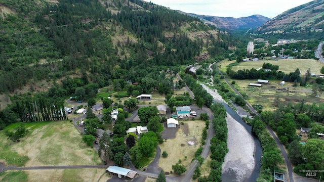 27406 Gem Ln, Juliaetta, ID 83535 - bird's eye view of a mountainous background and a heavily wooded area