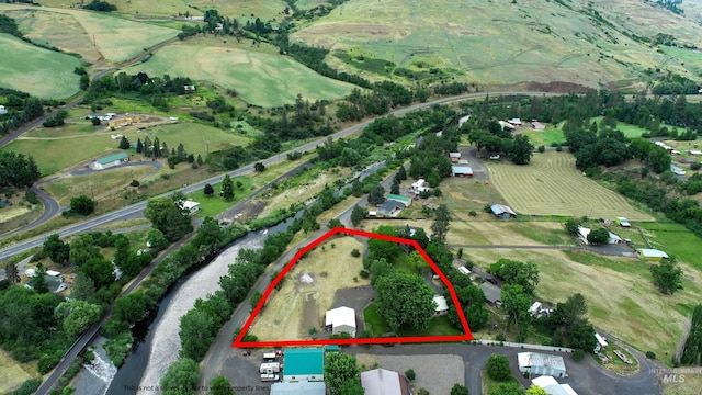 27406 Gem Ln, Juliaetta, ID 83535 - aerial overview of property's location featuring rural landscape and extensive farmland