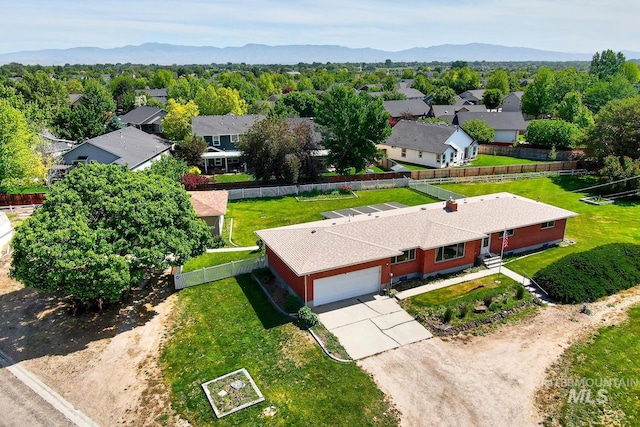 11360 W Lake Hazel Rd, Boise, ID 83709 - aerial perspective of suburban area with mountains