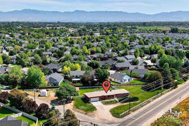 11360 W Lake Hazel Rd, Boise, ID 83709 - aerial perspective of suburban area featuring a mountain backdrop