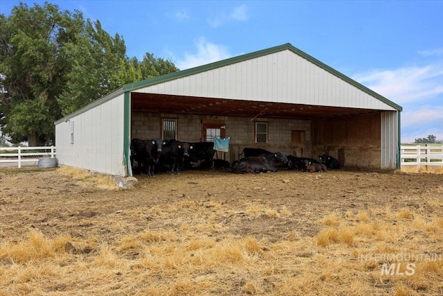 view of outbuilding featuring an outbuilding and an exterior structure