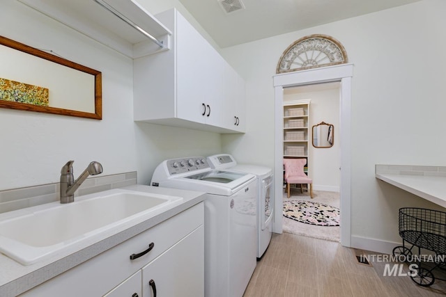 1833 N Monterossa, Eagle, ID 83616 - laundry area featuring cabinet space and washer and dryer