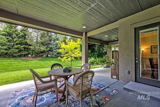 1833 N Monterossa, Eagle, ID 83616 - view of patio featuring outdoor dining area