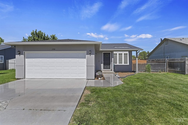 2908 E Iowa Ave, Nampa, ID 83686 - ranch-style home with an attached garage, concrete driveway, and stucco siding
