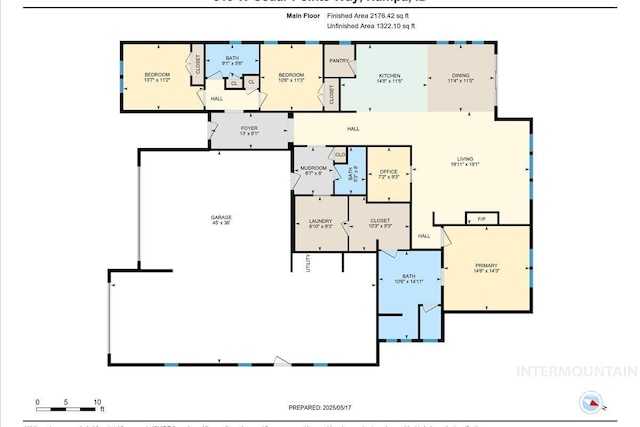 819 Cedar Point Way, Nampa, ID 83686 - home floor plan