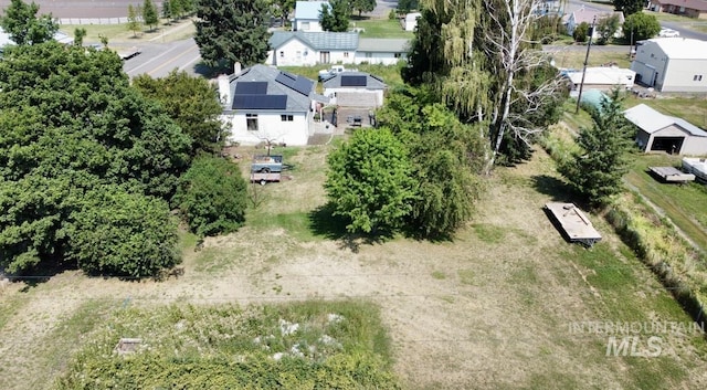 aerial view of residential area