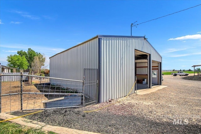 view of outdoor structure featuring an outdoor structure