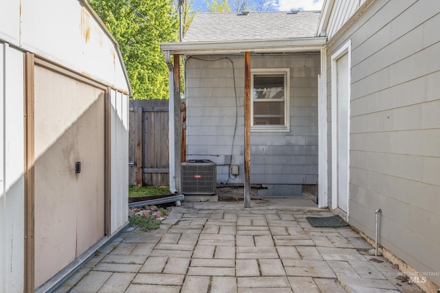 4224 W Clinton St, Boise, ID 83706 - view of patio / terrace featuring central AC unit